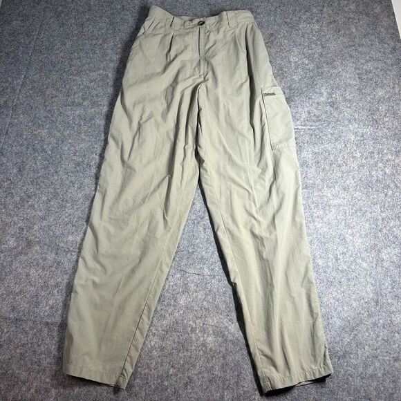 ExOfficio Pants Womens 6 Nylon Cargo Beige Outdoor Hiking Camping Stretch - Picture 1 of 9